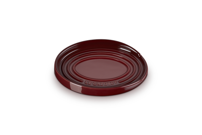 Stoneware Oval Spoon RestGarnet image number 1